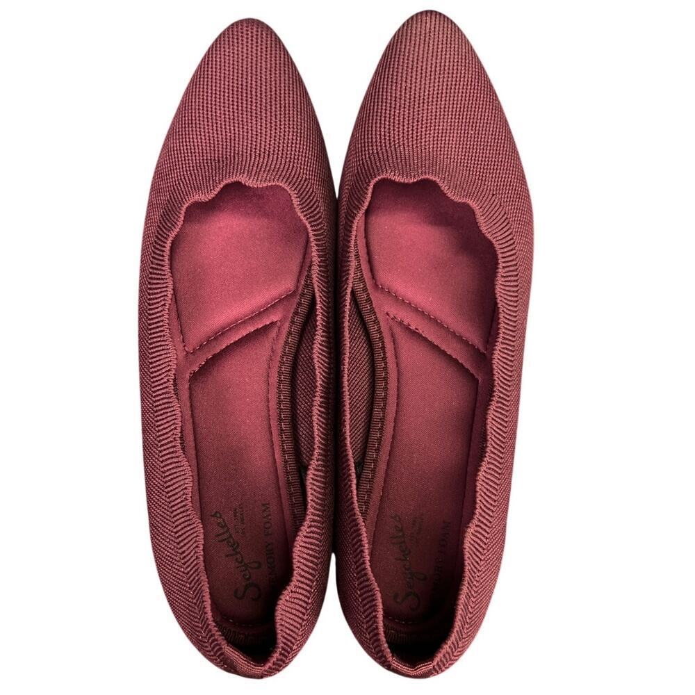 NWOT Seychelles Memory Foam Berry Flats Size 10 - Picture 3 of 7